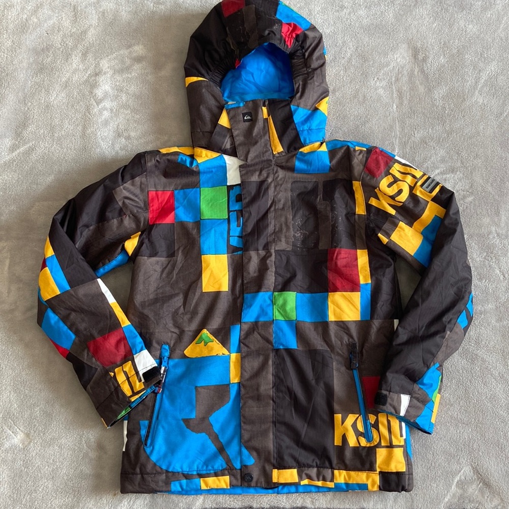 Quicksilver youth size 12 snowboarding winter jacket